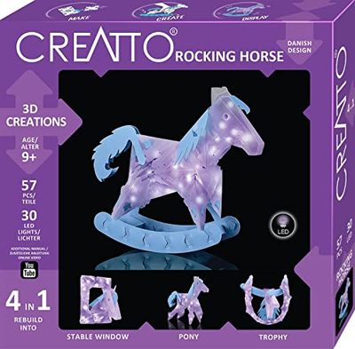 Kosmos 03669 Cheval à bascule 3D DIY Silver