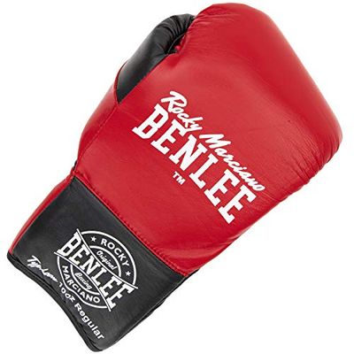 Benlee bokshandschoenen van leer Typhoon rood/zwart 10 oz L
