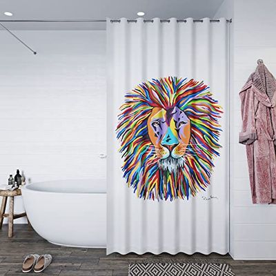 Croydex Steven Brown Lewis McZoo Rideau de Douche Multicolore 1800 x 1800 cm