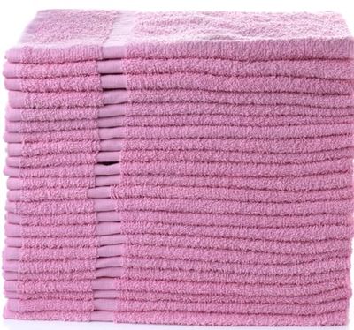 Simpli-Magic Asciugamani in cotone, 40,6 x 68,6 cm, confezione da 12, rosa