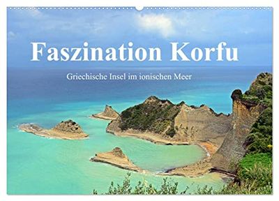 Faszination Korfu (Wandkalender 2026 DIN A2 quer), CALVENDO Monatskalender: Korfu, die grünste Insel Griechenlands