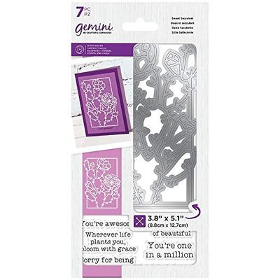Gemini Tampon et matrices de découpe Argenté Taille unique