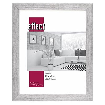 Effect Cadre Photo 782656 Mural Cadre Profil Top Pro, Bois, 40 x 50 cm, Argent