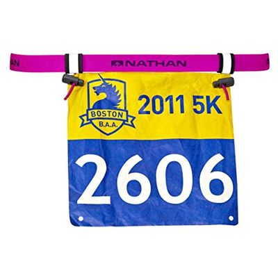 Nathan racing nummer bälte - Floro fuchsia, N/A
