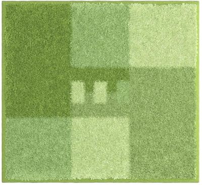 Linea Due Alfombra de baño, Acrylic, Verde, 40x50 cm