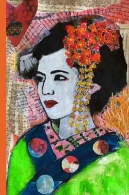 Geisha: Unlined journal for drawing, collage making, writing stories, doodling, sketching