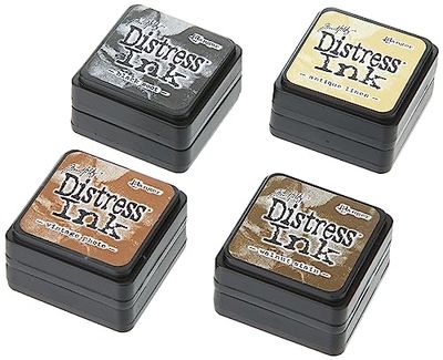 Ranger Distress Kit de tinta 3 TDPK40330, multicolorido, 2,54 x 2,54 cm