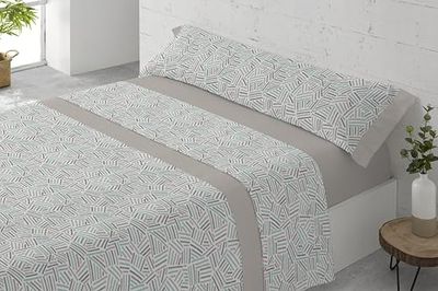 Juego sábanas 50/50 júpiter 150 cm beige el barco