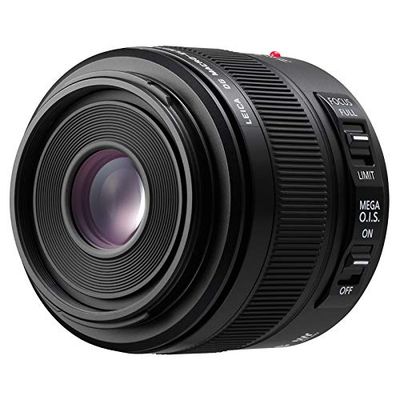 Panasonic Leica DG Macro-Elmarit Obiettivo, 45 mm, Nero
