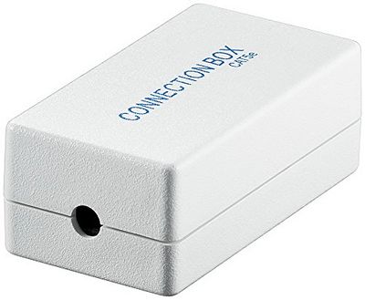Goobay 93254 Boîtier de Raccordement/Connexion Réseau, CAT 5e, 100 MHz, UTP, Argent