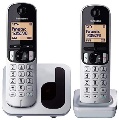 Panasonic KX-TGC212 DECT-telefoon metallic beller-identificatie