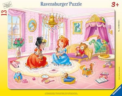 Ravensburger Puzzle 12000855-Puzzle con Cornice per Bambini dai 3 Anni in su, 8-17 Pezzi, 12000855