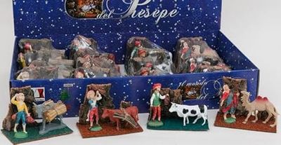 Euronatale Scena 14x8x9h Pastore C/Animale Ass, Come Foto, Unica