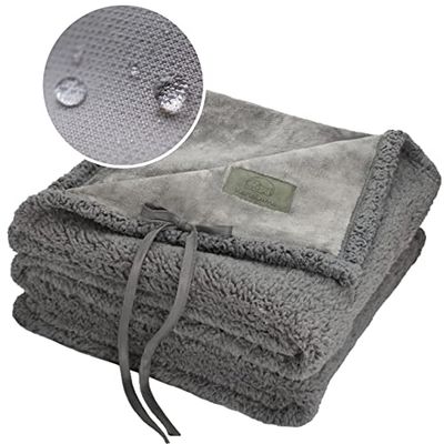 KaraLuna Coperta impermeabile per cani, 150 x 160 cm, lavabile, per viaggi, auto, divano o divano, coperta per cani, coperta per cani