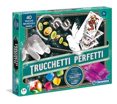 Clementoni - Jeu de Magie (Version Italienne) Tours de Magie Parfaits Multicolour