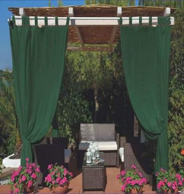 Megashopitalia Luifel voor paviljoen, pergola veranda, waterdicht, vuilafstotend, harsgecoat, waterafstotend, 140 x 270 cm (groen)