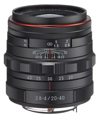 Pentax 23000 HD DA F2.8-4ED DC WR Limited K-Mount Lens (20-40 mm) zwart