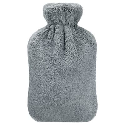 Hot Water Bottle with Cover, Homealexa Hot Water Bottle with Soft Cover 2L, Comfortable, Safe and Durable Heat Retention Good Performance, Warm in Winter Gifts, Fit for Kids/Adult