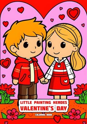 Little Painting Heroes - Valentine's Day - Coloring Book