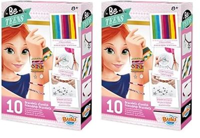 BUKI BE102 - Be Teens - Pulseras de la Amistad, 8 a 15 años (Paquete de 2)