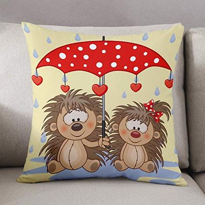 Bonamiason Decoratieve kussenslopen 45x45 cm, Kussenhoezen Bank, Decoratieve Kussenhoesjes, Kussensloop Sierkussen Kerstmis - Ontworpen en geproduceerd in Turkije