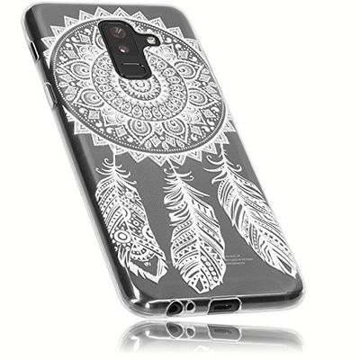 Mumbi TPU Case UltraSlim compatibel met Samsung Galaxy A6+, dromenvanger, helder