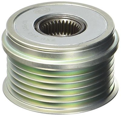 HELLA 9XU 358 039-101 alternador de roda livre - Medida da rosca: M16 x 1,5 - Número de canais: 6 - com caperuza