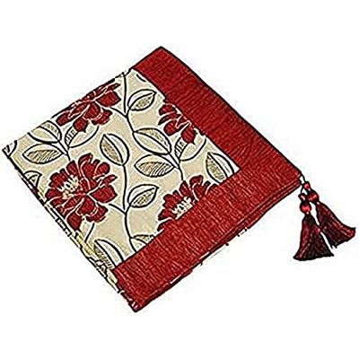 Riva Paoletti Mayflower Red Throws 145 cm x 180 cm, Polyester, Full