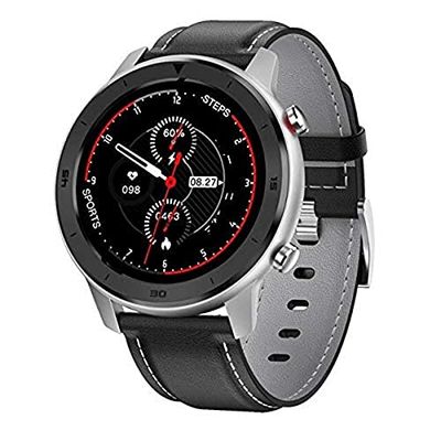 Monkeylectric SWISS87 Pelle Lunetta Argento Unisex-Adulto, Nero Phantom, Taglia Unica
