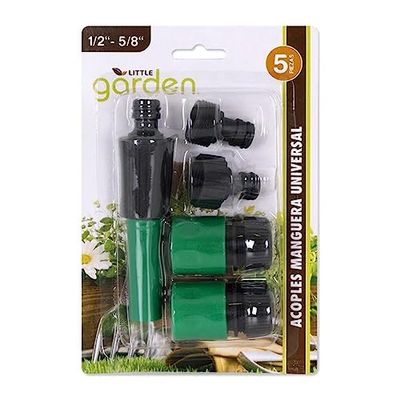 Little Garden 23780 Lot de 5 raccords de tuyau 1/2-5/8