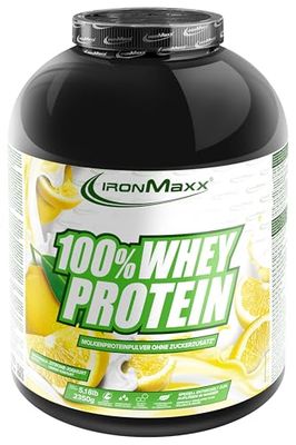 IronMaxx 100% Whey Protein Pulver 2350g - Lemon Joghurt - Shake protéiné délicieux, 37 g protéines, avec BCAA & EAA, boisson idéale pour sportifs