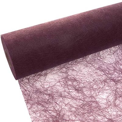 Deko AS GmbH sizo Flor Rouleau de Ruban de Table Bordeaux 60 cm 25 mètres 60 011 de r
