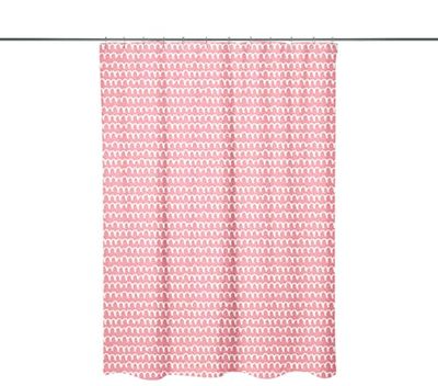 Bonamaison, Rideau de Douche Imprimé Numériquement, Anneaux de Rideau de Douche Inclus, 1 Pièce, 140X200 Cm - Conçu et fabriqué en Turquie