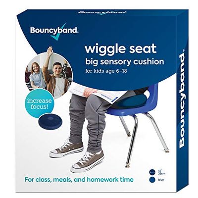 Bouncyband Wiggle Seat Sensory Stoel Kussen (33cm/13) (blauw)
