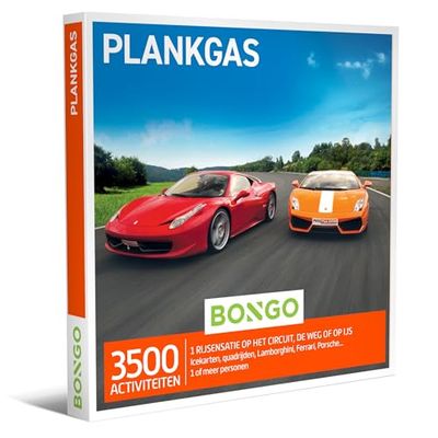 Bongo Bon - Plankgas | Cadeaubonnen Cadeaukaart cadeau voor man of vrouw | 3500 spannende rij-ervaringen: op het circuit, offroad, op het ijs en meer