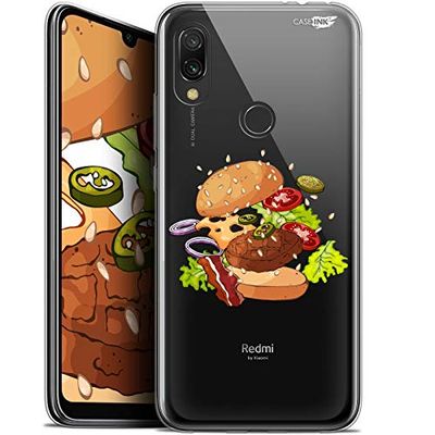 Beschermhoes voor 6,26 inch (6,26 inch) Xiaomi Redmi 7, ultradun, motief: Splash Burger