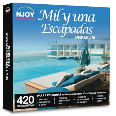 FAMILY 'N' JOY Njoy Experiences, Mille e Una Fuga Premium Unisex-Adulto, Multicolore, Pequeño