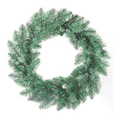 Couronne de Noël en pin Ø50 cm, décorative, Polyvalente pour décorer Les Portes et Les espaces festifs.