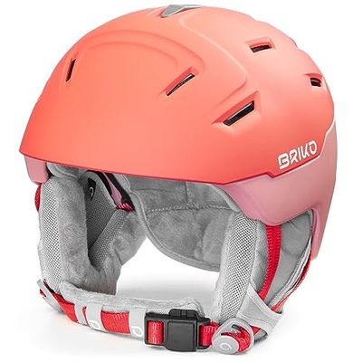 Briko Crystal 2.0 Skidhjälm, Kvinna, Matt Chaos Red-Pink Soft, 53-55 cm