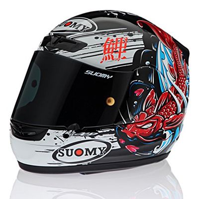 Suomy First Gun Casco da Ciclismo, Skate, Skateboard, Regolabile, Uomo e Donna, Sistema di Sicurezza “Smart Strap”, Certificato CE, Red M 54-58CM