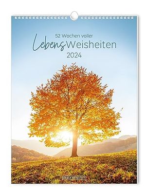 Wochenkalender 2024 LebensWeisheiten