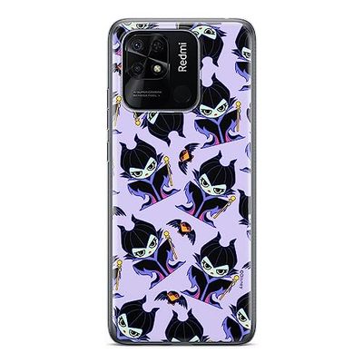 ERT GROUP mobiltelefonfodral för Xiaomi REDMI 10C originalt och officiellt licensierat Disney mönster Maleficent 004 optimalt anpassad till formen på mobiltelefonen, fodral tillverkad av TPU-plast