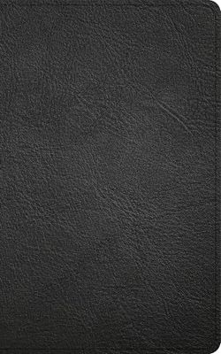 Holy Bible: Christian Standard Bible, Black, Premium Goatskin, Holman Handcrafted Collection, Single-column, Personal Size, Reference
