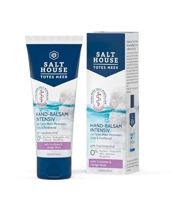 Salthouse Balsamo intensivo per la terapia del mare morto, con urea rigenera le mani molto secche, ad assorbimento rapido, 75 ml