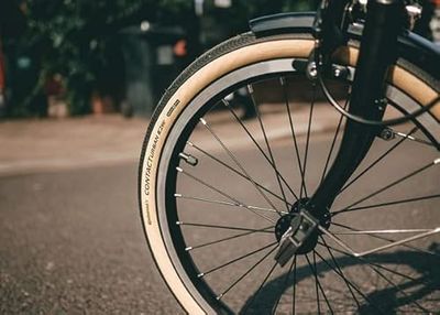 Continental Contact Urban Tyre Creamwall voor Brompton (prijs per band) 2022 Model, TAN, One Size