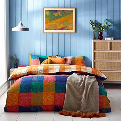 Ugn Alma Super King påslakanset i polyester, bomull, multi