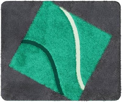 NIMA Tappetino WC 50x60 cm verde