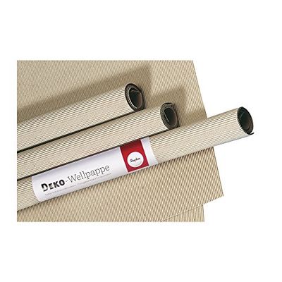 Rayher Cartoncino Ondulato Deco, Azzurro, 50X70Cm, Colorato Ambedue Lati, Foglio, 8102908