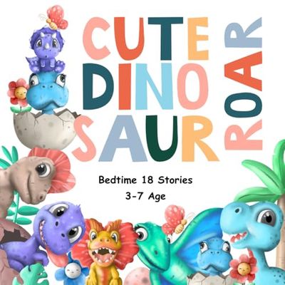 Cute Dinosaur Roar: Bedtime 18 Stories for Ages 3-7