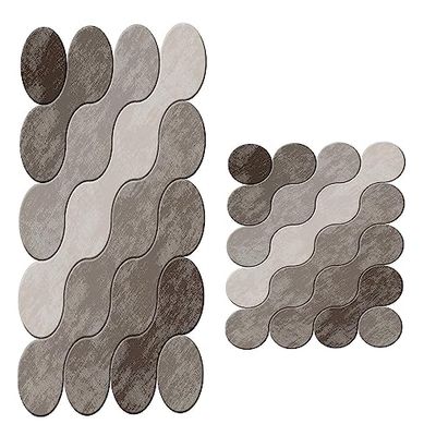 Ensemble de tapis de bain (2 pièces) marron